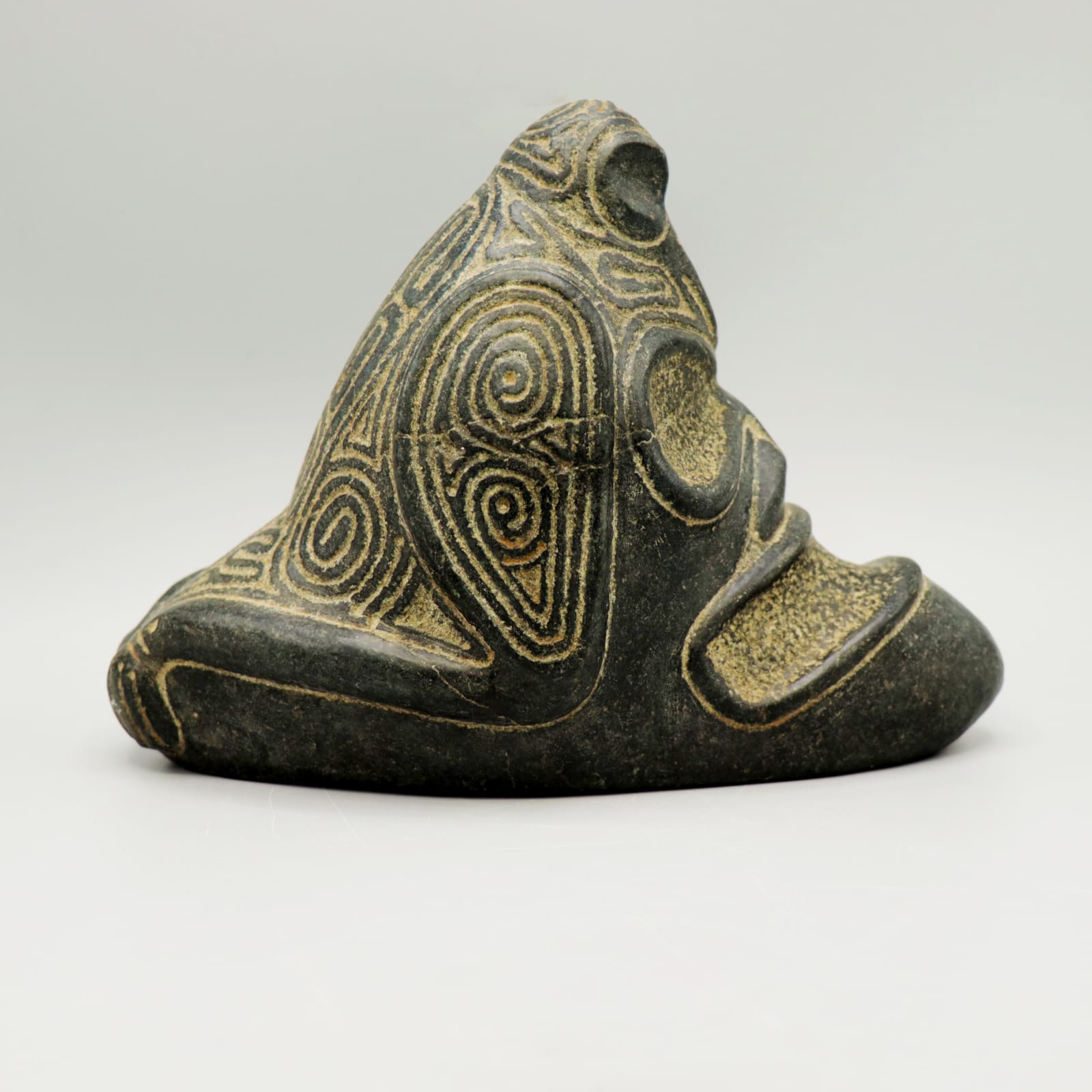 Taíno Trigonolito Zemí, depicting ‘Bird-Man’, AD 1200 - AD 1500