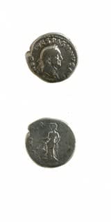 Silver Denarius of Emperor Vespasian, 69 CE - 79 CE