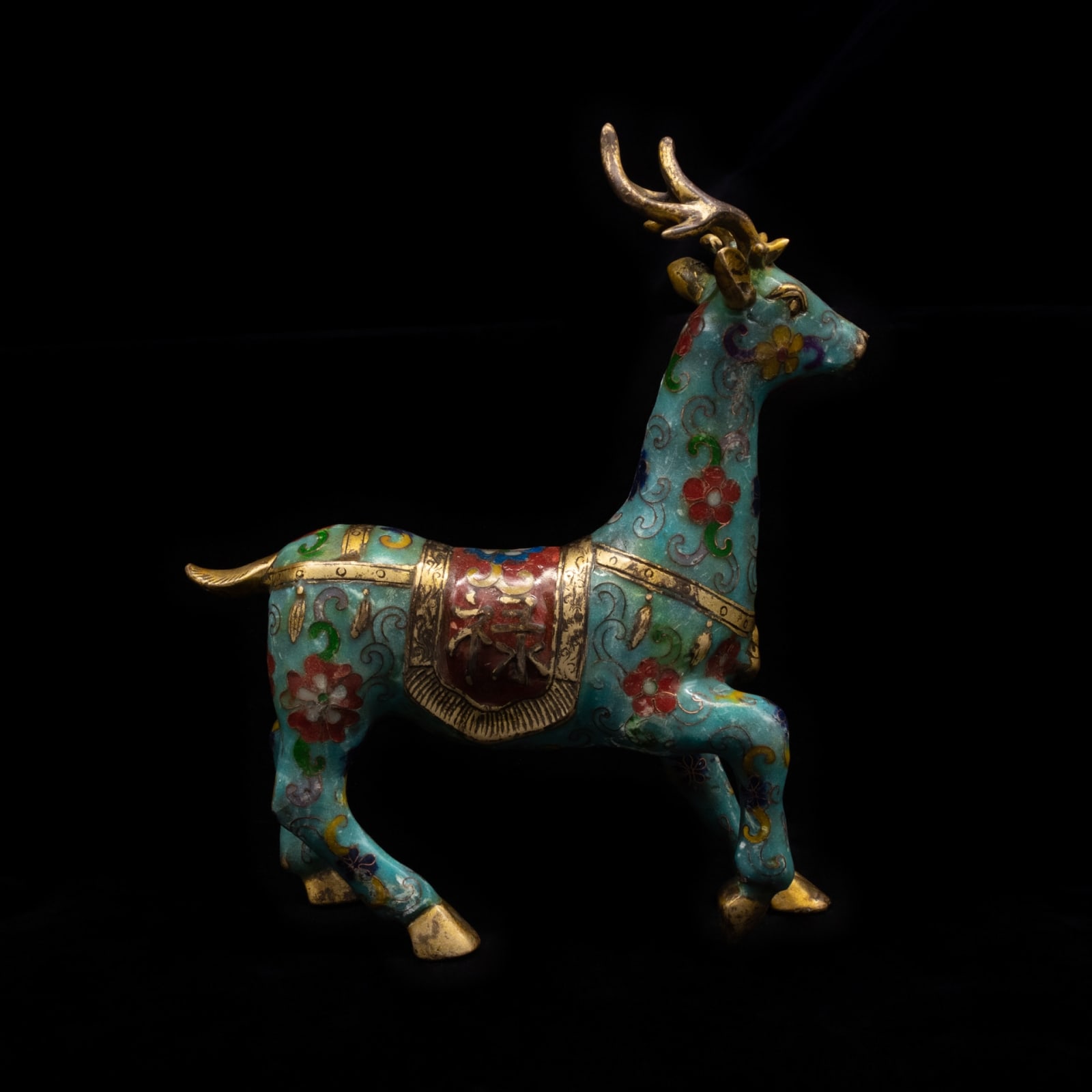 Qing Cloisonné Sika Deer, Nineteenth Century AD