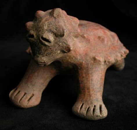 Jalisco Sculpture of a Young Horned Toad, 300 BCE - 300 CE