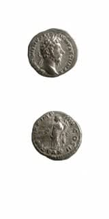 Silver Denarius of Emperor Marcus Aurelius, 161 CE - 180 CE
