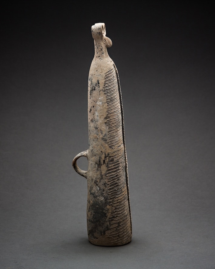 Bronze Age period terracotta ritual vessel, 2500 BCE - 1500 BCE