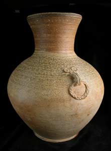 Warring States Glazed Terracotta Hu, 475 BCE - 221 CE