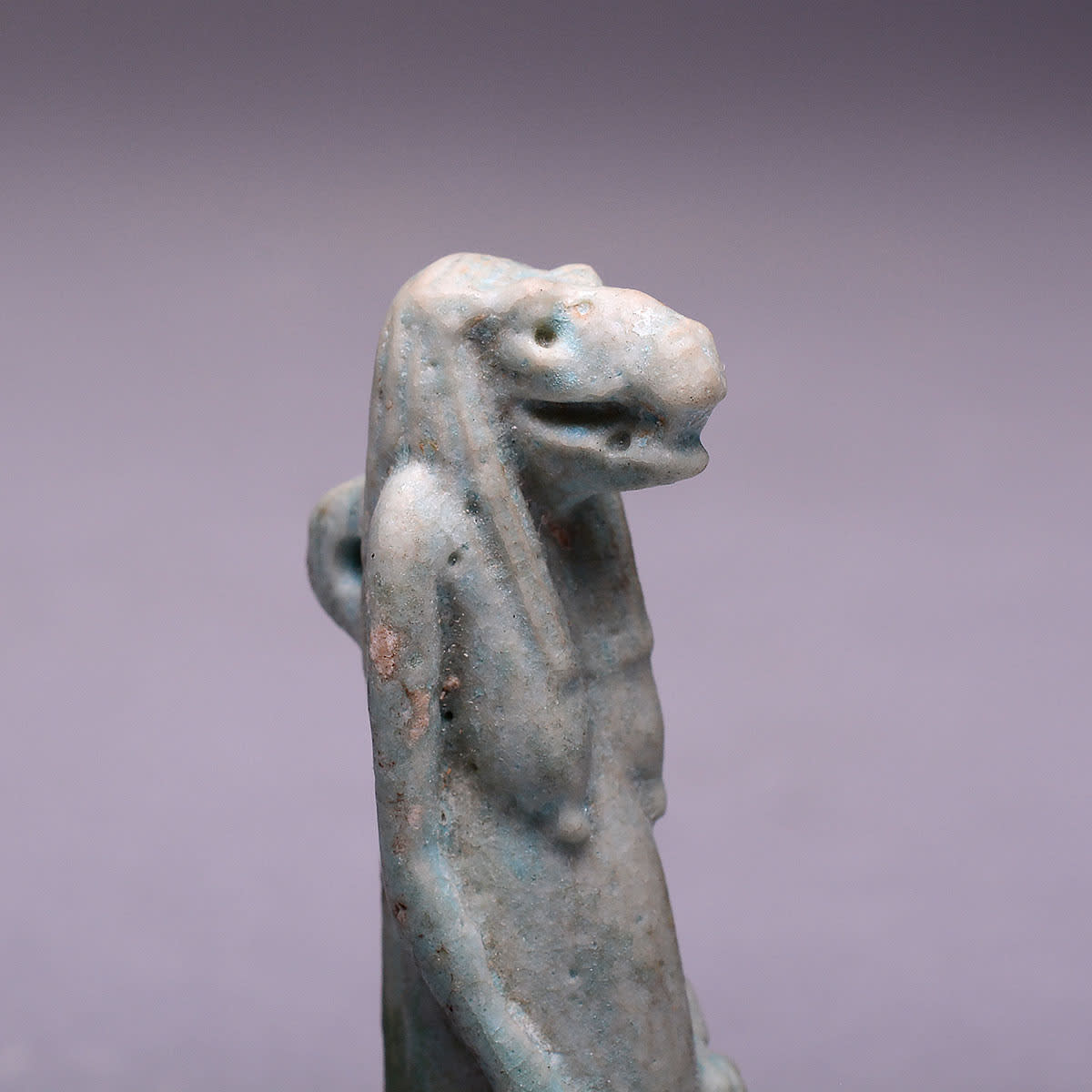 New Kingdom Faience Amulet of Taueret, 1600 BCE - 1100 BCE