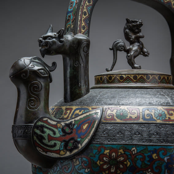 Japanese hot-water kettle (yuto), 19th Century CE