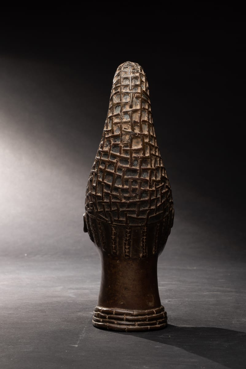 Benin Brass Head of an Iyoba, 18th Century CE - 19th Century CE