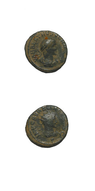 Bronze Antoninianus of Vabalathus, the Roman Duke of Palmyra, 266 CE - 271 CE