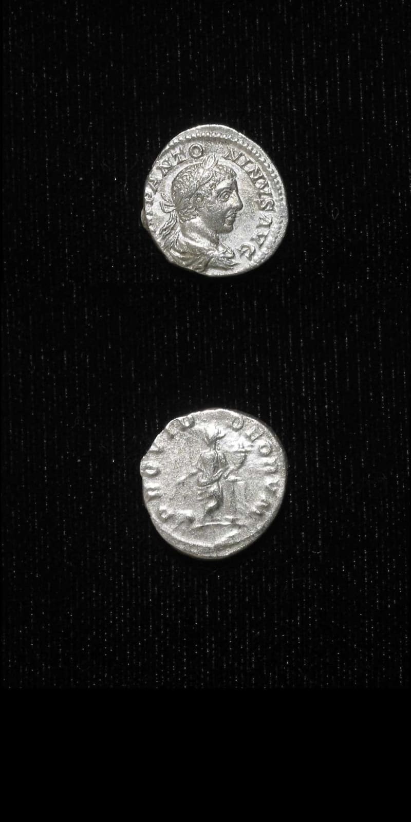 Silver Denarius of Emperor Elagabalus, 219 CE - 220 CE