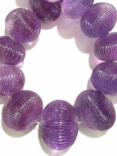 Amethyst Bead Necklace