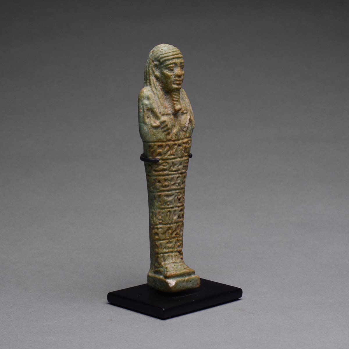 Faience Ushabti of the 26th Dynasty, 664 BCE - 525 CE