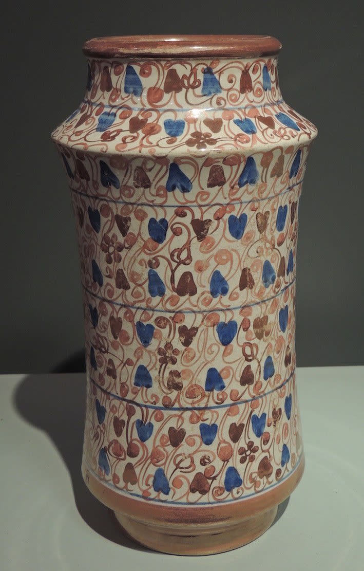 Hispano-Moresque albarello, 1700 CE - 1900 CE
