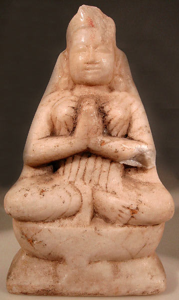 Indian Stone Sculpture of a Bodhisattva, 17th Century CE - 19th Century CE
