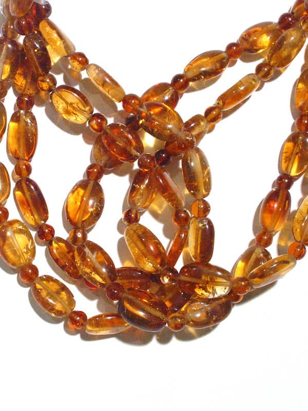 Citrine Bead Necklace