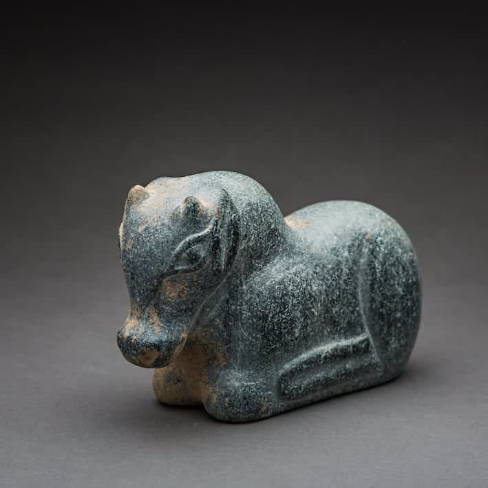 Sumerian Figure of a Recumbent Bull, 4100 BC - 2899 BC
