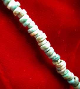 Egyptian New Kingdom Faience Bead Necklace, 1600 BCE - 1100 BCE