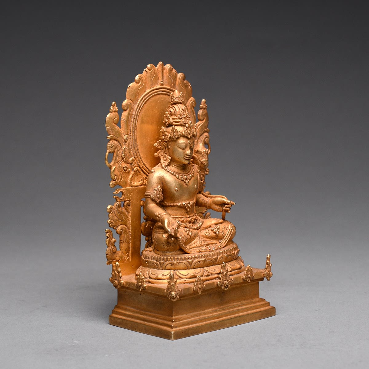 Indonesian Gold Sculpture of a Deity, 900 CE - 1300 CE