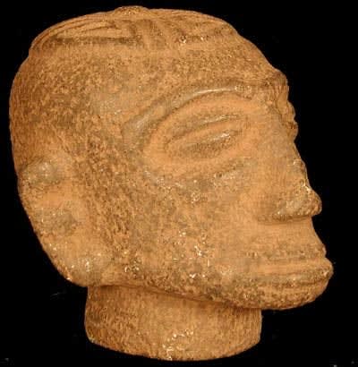 Basalt Trophy Head, 500 CE - 1000 CE