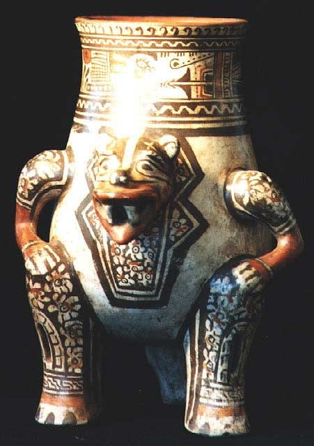 Guanacaste-Nicoya Jaguar Effigy Vessel, 1200 CE - 1550 CE