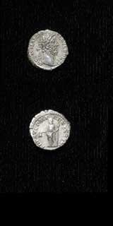 Silver Denarius of Emperor Commodus, 180 CE - 192 CE