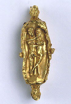 Greek -Roman Gold Erotic Sculpture, 200 BCE - 300 CE
