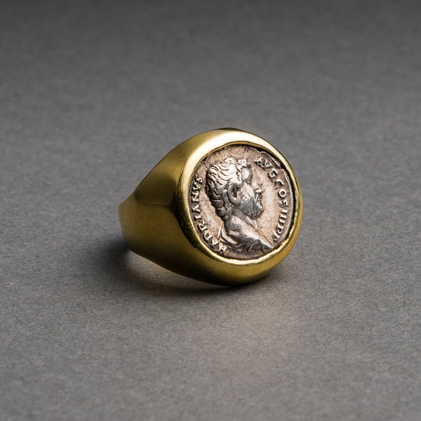 Silver Denarius of Roman Emperor Hadrian, 118 CE - 137 CE