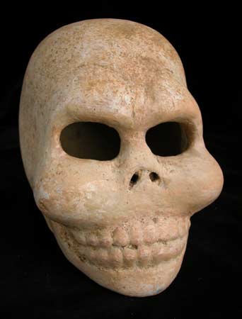 Mayan Sculpture of a Skull, 500 CE - 900 CE