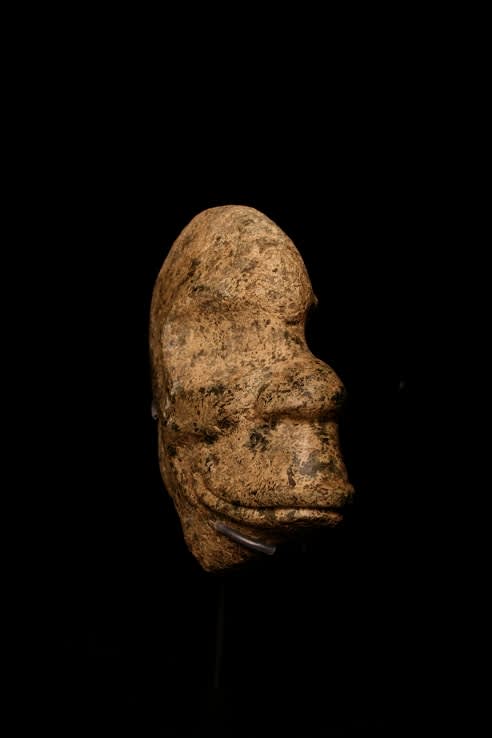 Veracruz Stone Hacha Depicting a Head, 200 CE - 600 CE