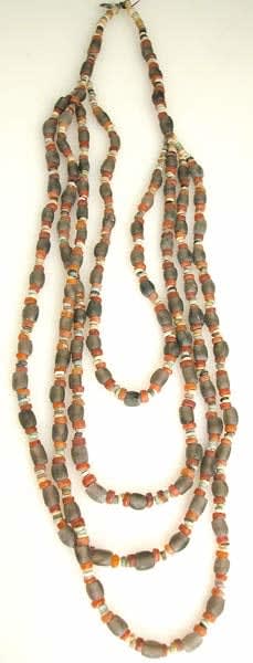 Carnelian, Brown Quartz, And Egyptian Faience, 3300 BCE - 1300 BCE