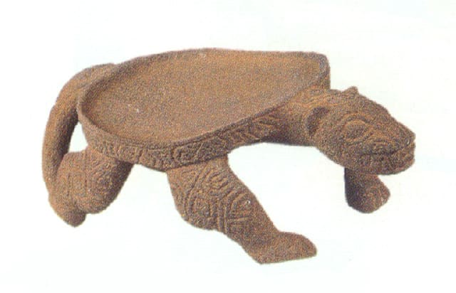 Basalt Metate in the Form of a Jaguar, 100 CE - 500 CE