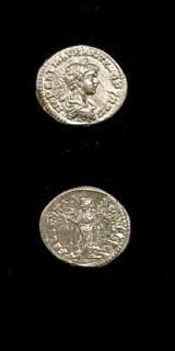 Silver Denarius of Emperor Caracalla, 198 CE - 217 CE