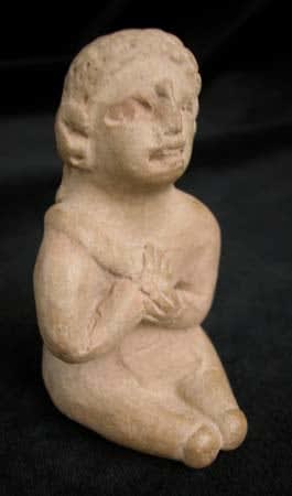 Mayan Sculpture of a Seated Woman, 500 CE - 900 CE
