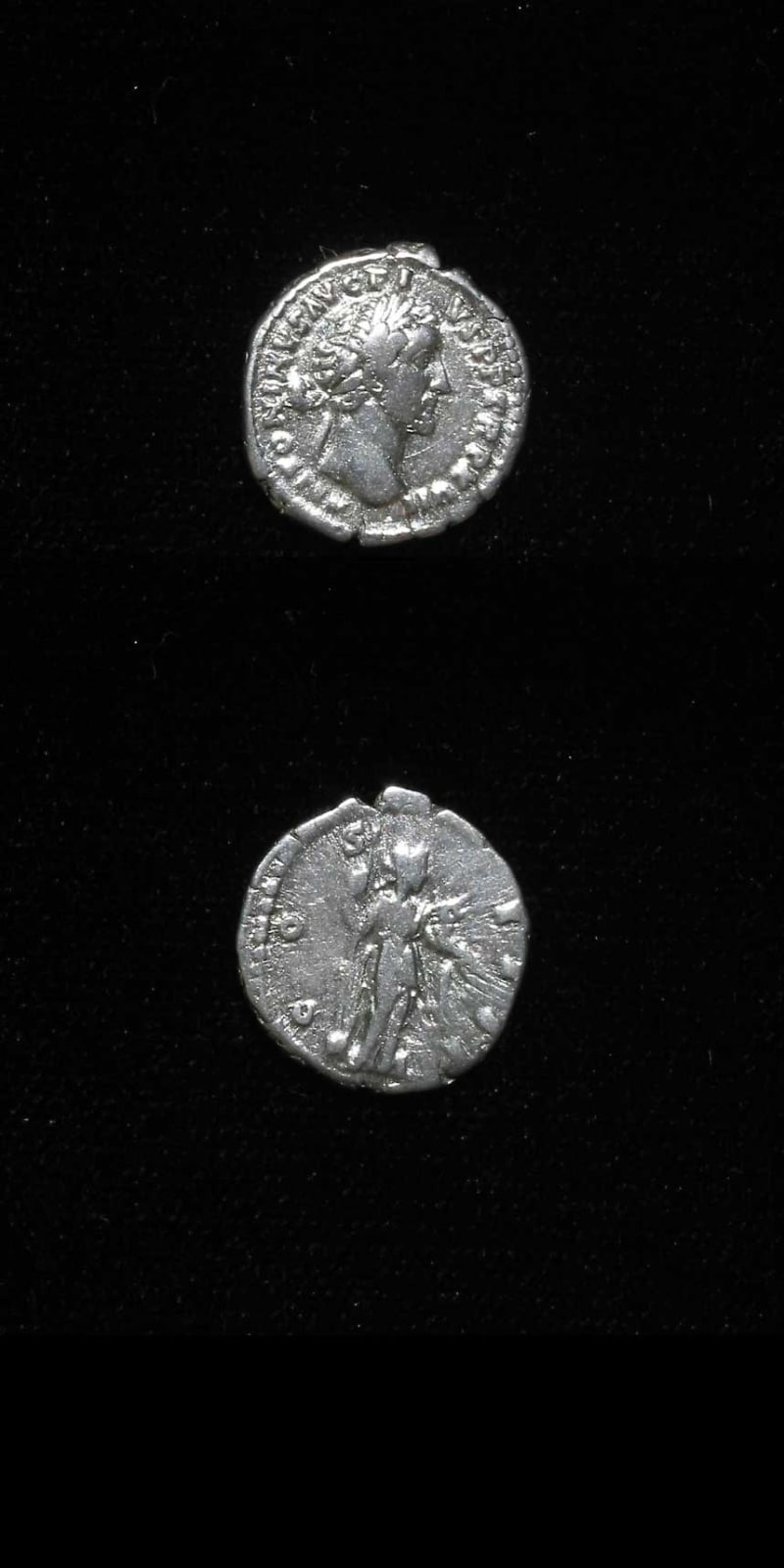 Silver Denarius of Emperor Antoninus Pius, 138 CE - 161 CE