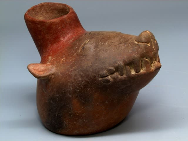 Colima Vessel in the Form of an Animal Head, 300 BCE - 300 CE