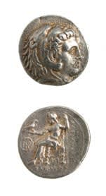 Macedonian Silver Tetradrachm of Alexander the Great, 336 BCE - 323 BCE