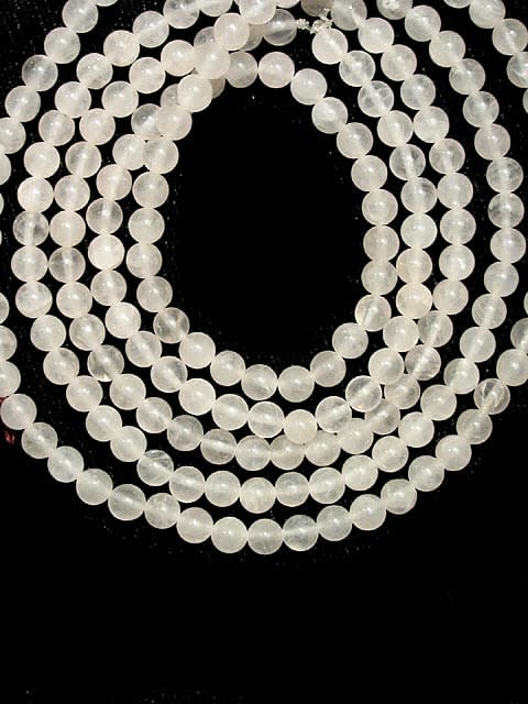 Rose Quartz Bead Necklace
