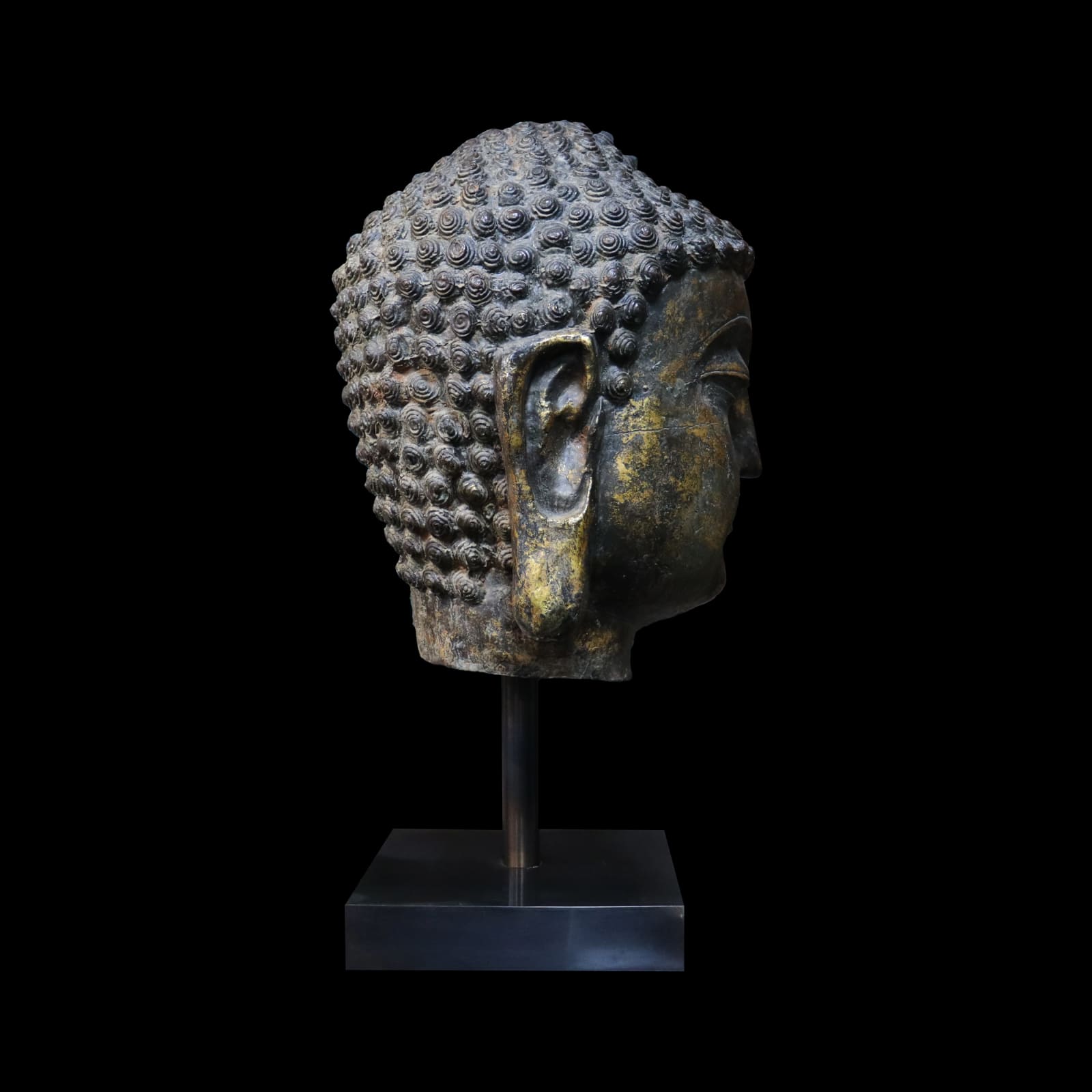Monumental Rattanakosin Style Buddha Head, 18th Century CE