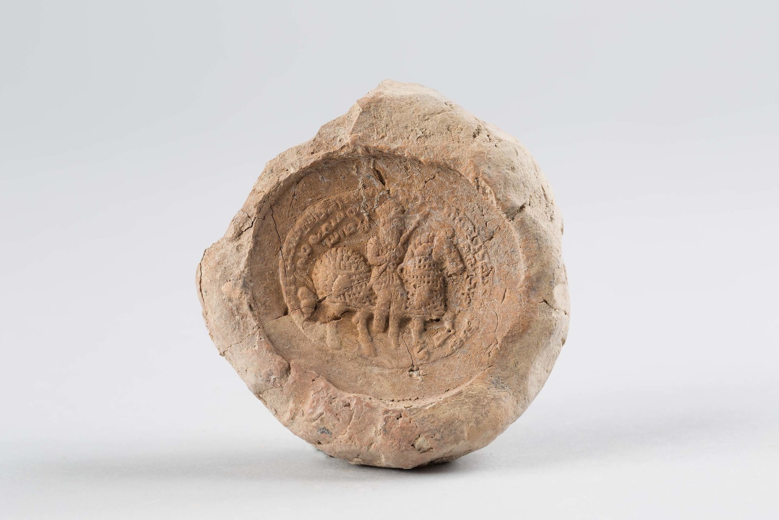 Clay Sassanian Bulla, 200 BCE - 600 CE