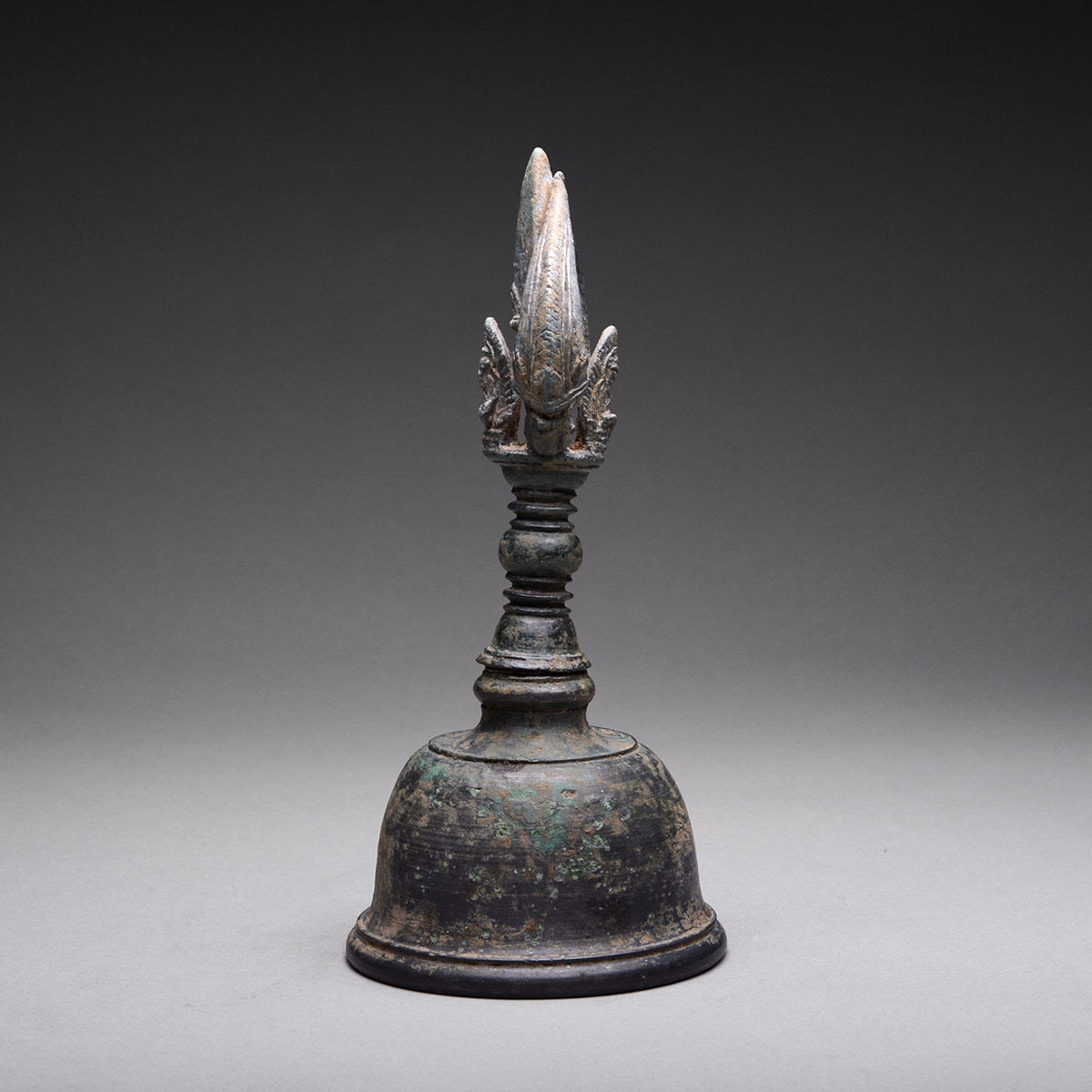 Khmer Bronze Ceremonial Bell, 12th Century CE - 13th Century CE