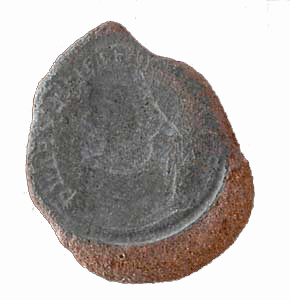 Roman Counterfeiter's Coin Mold, 250 CE - 350 CE