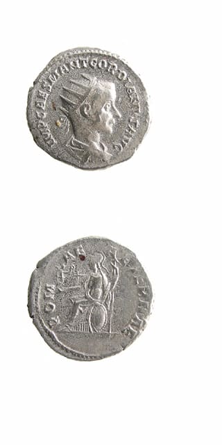 Silver Antoninianus of Emperor Gordian III, 238 CE - 240 CE