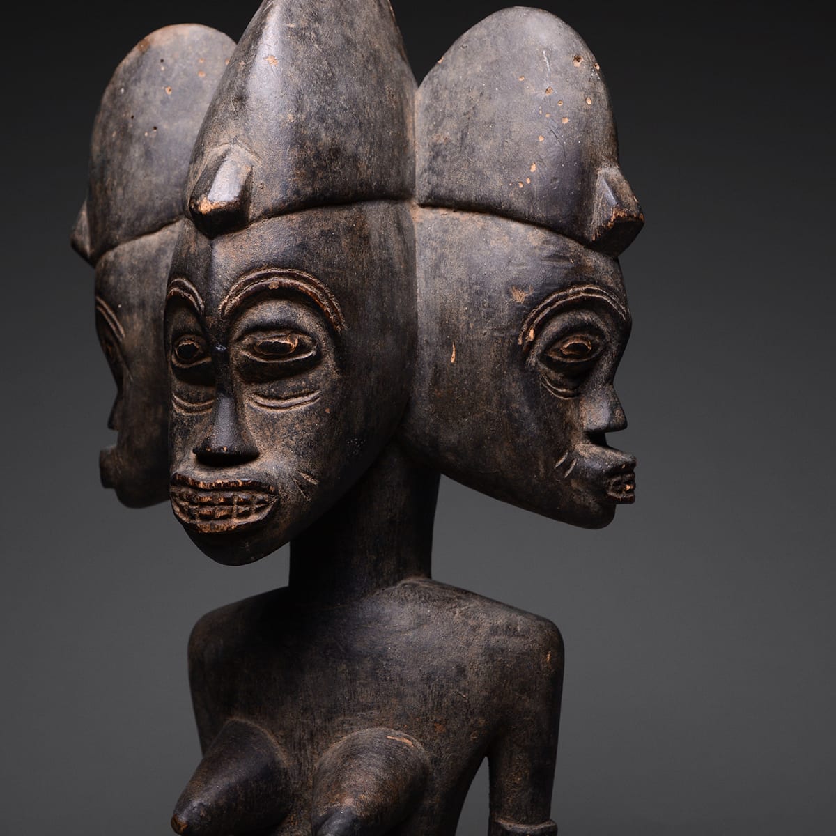 Senufo Woman with Three Heads, 20th Century CE