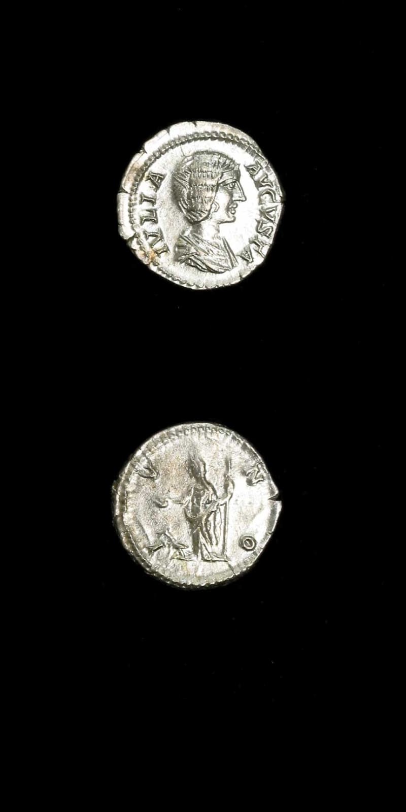Silver Denarius of Empress Julia Domna, 196 CE - 211 CE