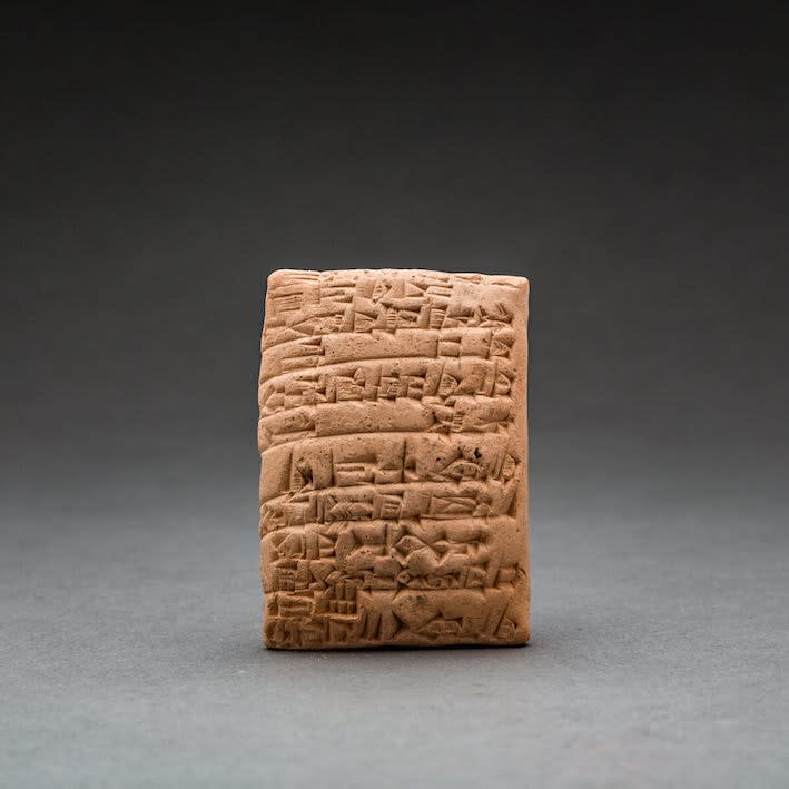 Sumerian Cuneiform Tablet, 2029 BCE
