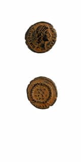 Bronze Coin of Emperor Constans, 337 CE - 348 CE