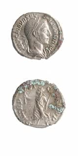 Silver Denarius of Emperor Severus Alexander, 222 CE - 228 CE