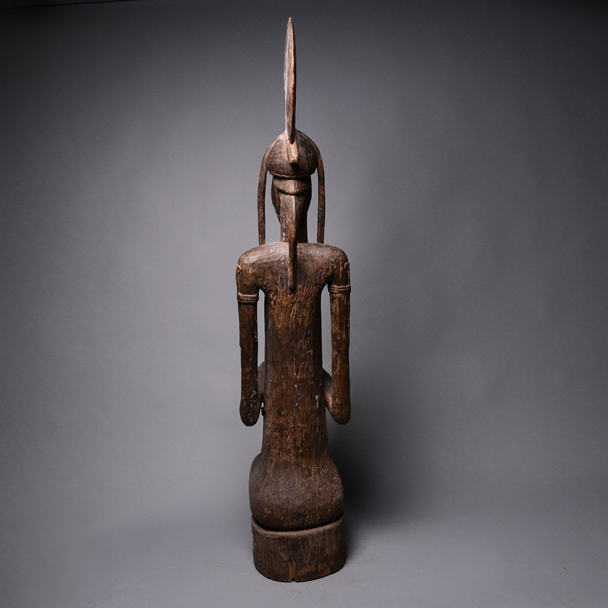 Bambara Wooden Guandousou Sculpture of a Mother and Child, 19th Century CE - 20th Century CE