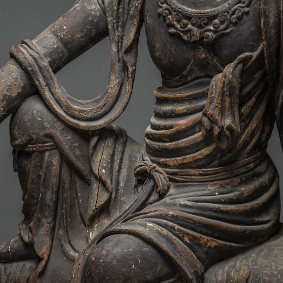 Wooden Sculpture of the Bodhisattva Guanyin, 1300 CE - 1800 CE