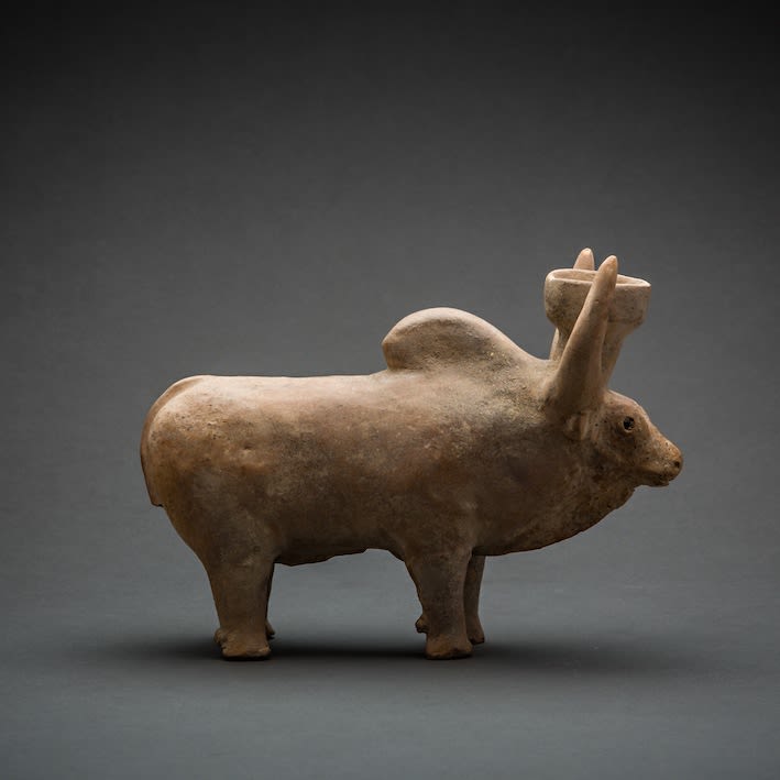 Indus Valley Terracotta Zebu Bull, 3000 BCE - 2000 BCE