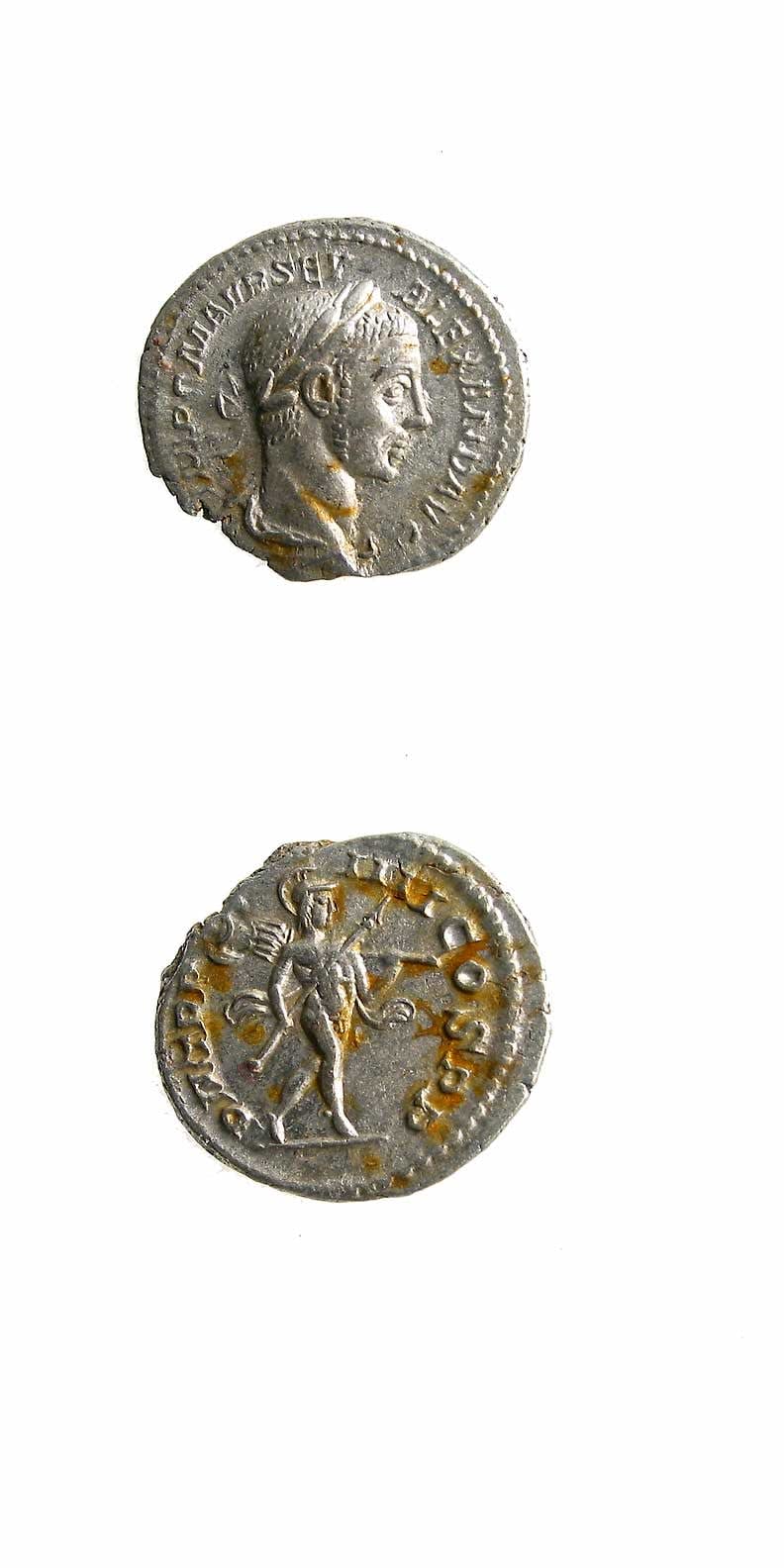 Silver Denarius of Emperor Severus Alexander, 222 CE - 235 CE