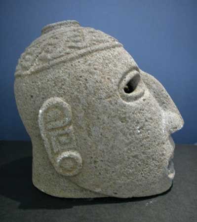 Guanacaste-Nicoya Basalt Trophy Head, 500 CE - 1000 CE